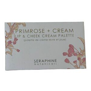 Seraphine Botanicals Primrose + Cream Lip & Cheek Cream Palette Hydration NEW